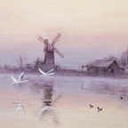 D F Dane - Norfolk Broads art exhibition